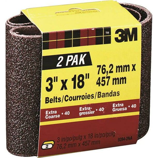 10 Pk 3" X 18" 120 Grit Bulk Resin Belt Sander Sanding Belt Extra-heavy cloth